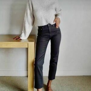 THAKOON Charcoal Classic Cropped Jean
